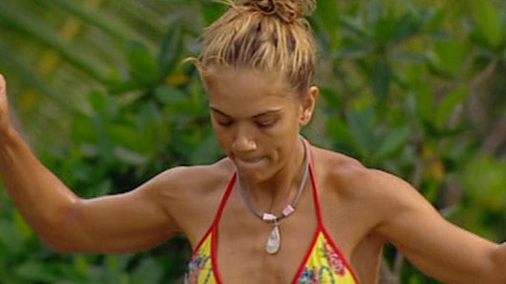 Las chicas, en la pista americana