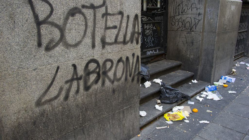 Madrid, inundada por la basura
