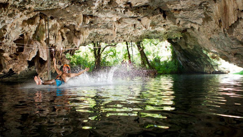 cenote tirolina