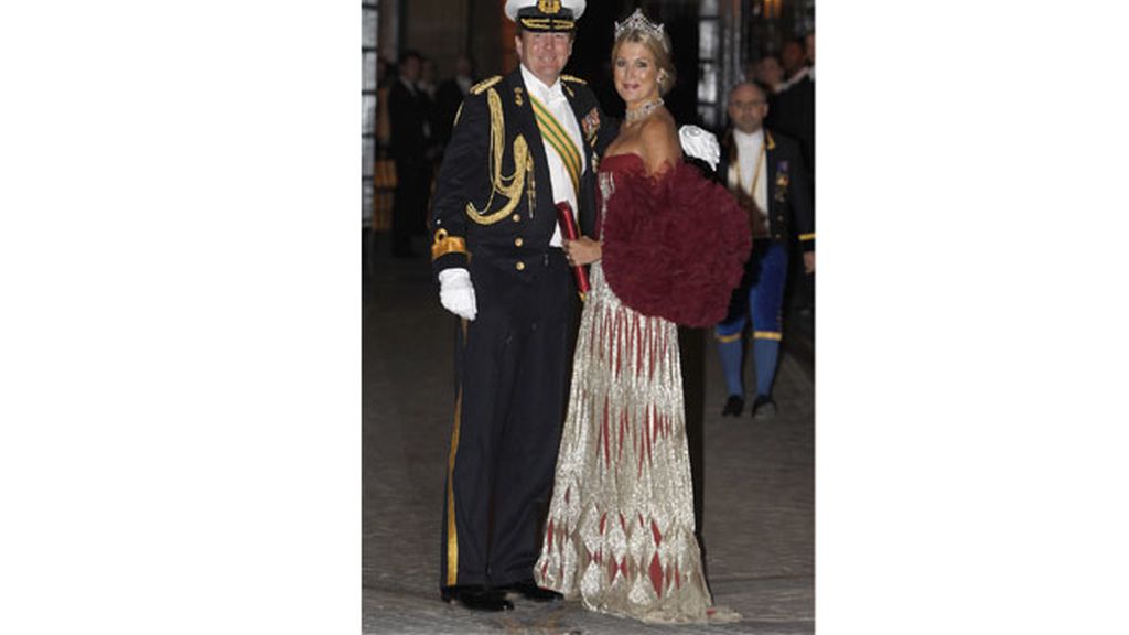 El príncipe Guillermo Alejandro de Holanda y su esposa, la princesa Máxima