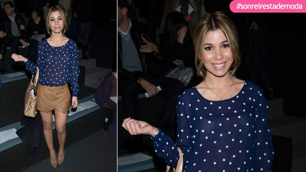 Nieves Álvarez, Elia Galera, Natalia y Soraya en el 'front row' de la Fashion Week