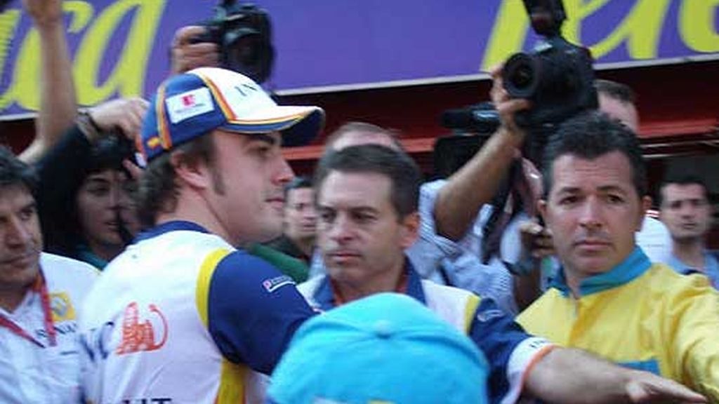 Los aficionados en el GP de España 2008