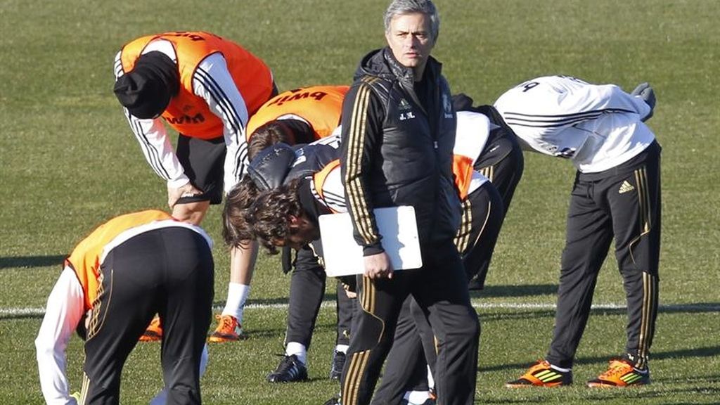 Doble entrenamiento en Valdebebas