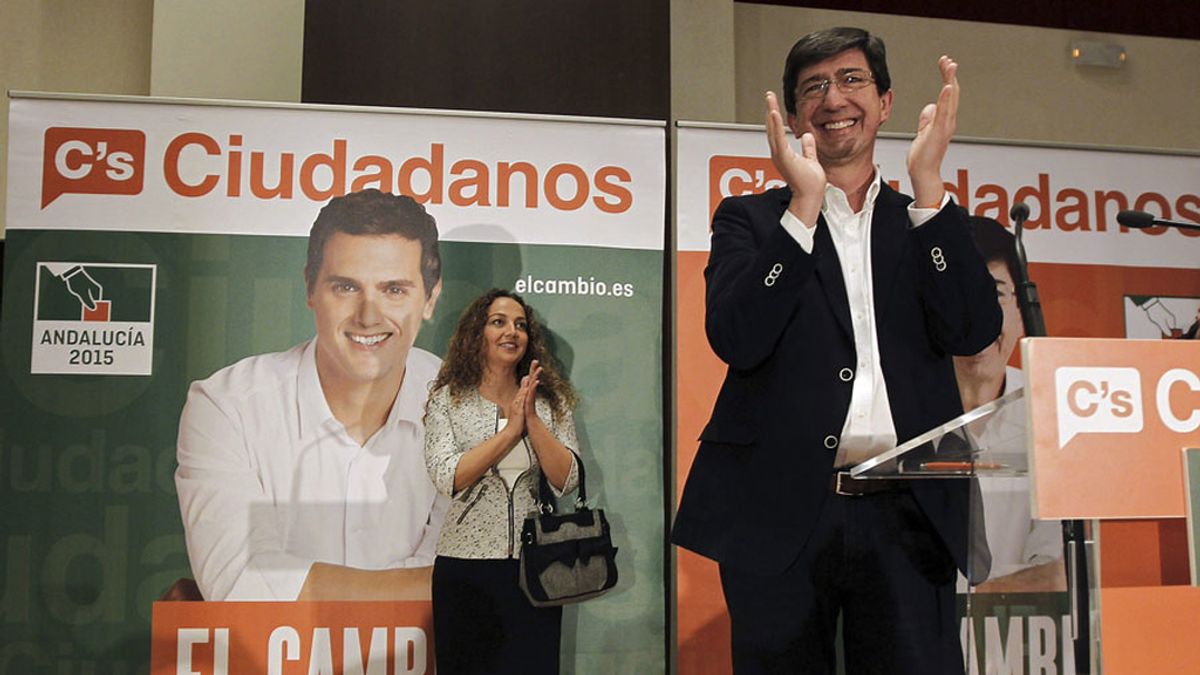 El candidato de Ciudadanos, Juan Marín, arranca la campaña