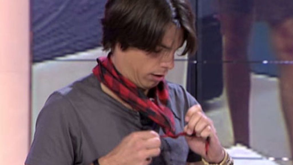 Juan, en el plató de 'Gran Hermano'