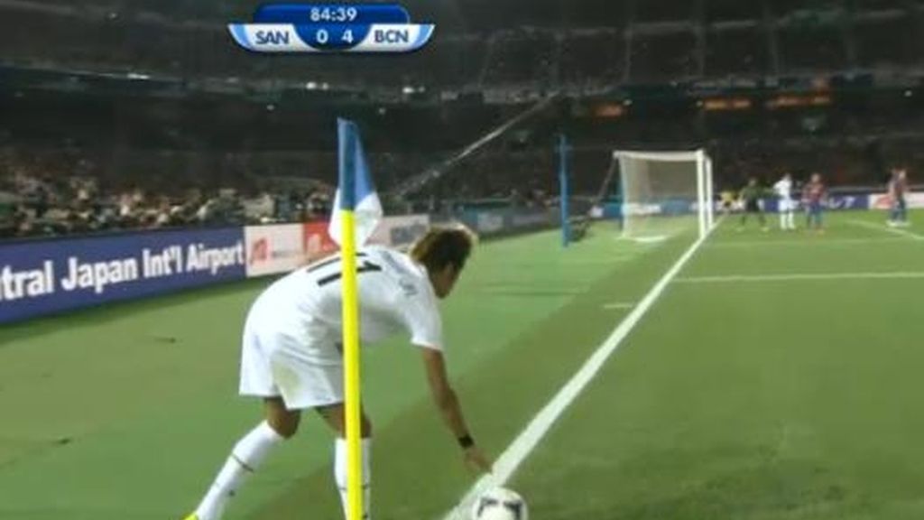 Saque de Neymar