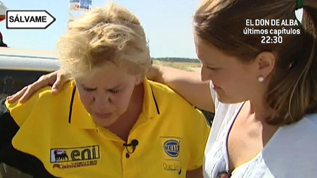 Carmen Bazán, al borde de las lágrimas tras superar su reto