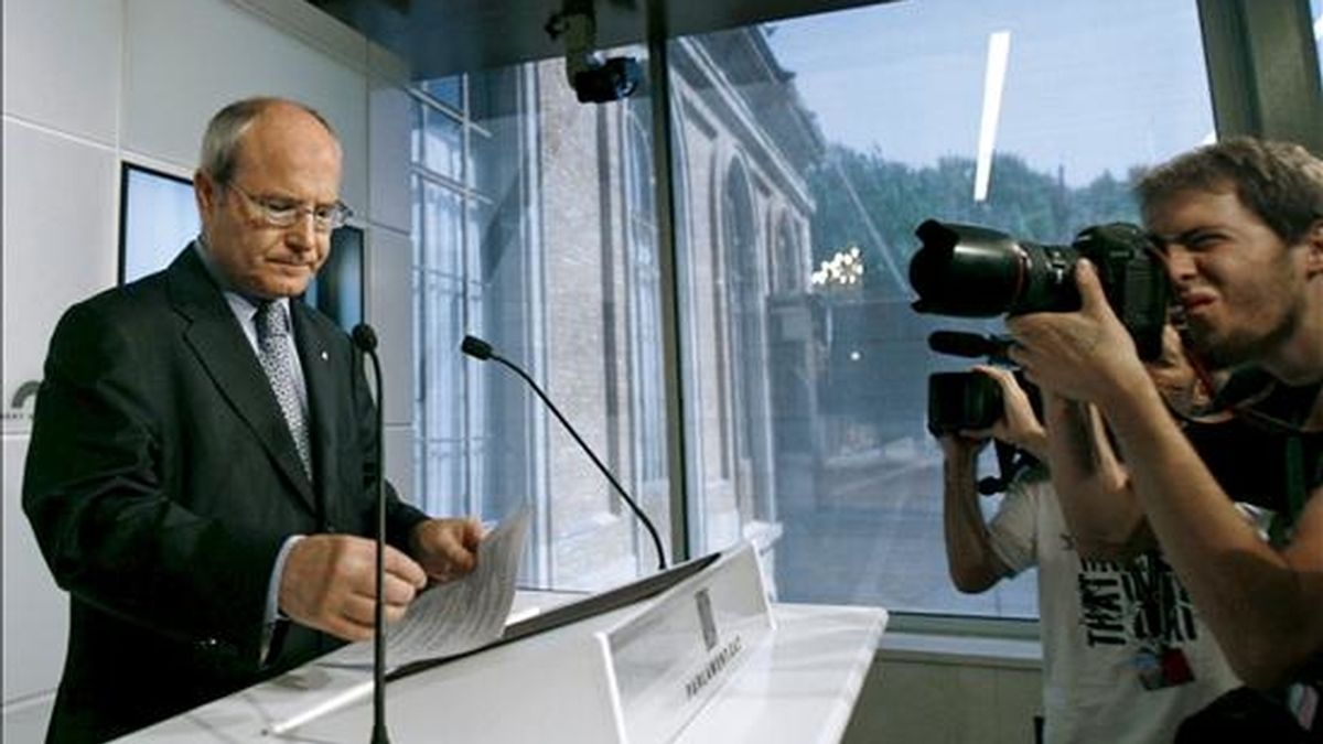 El presidente de la Generalitat, José Montilla, hoy. EFE