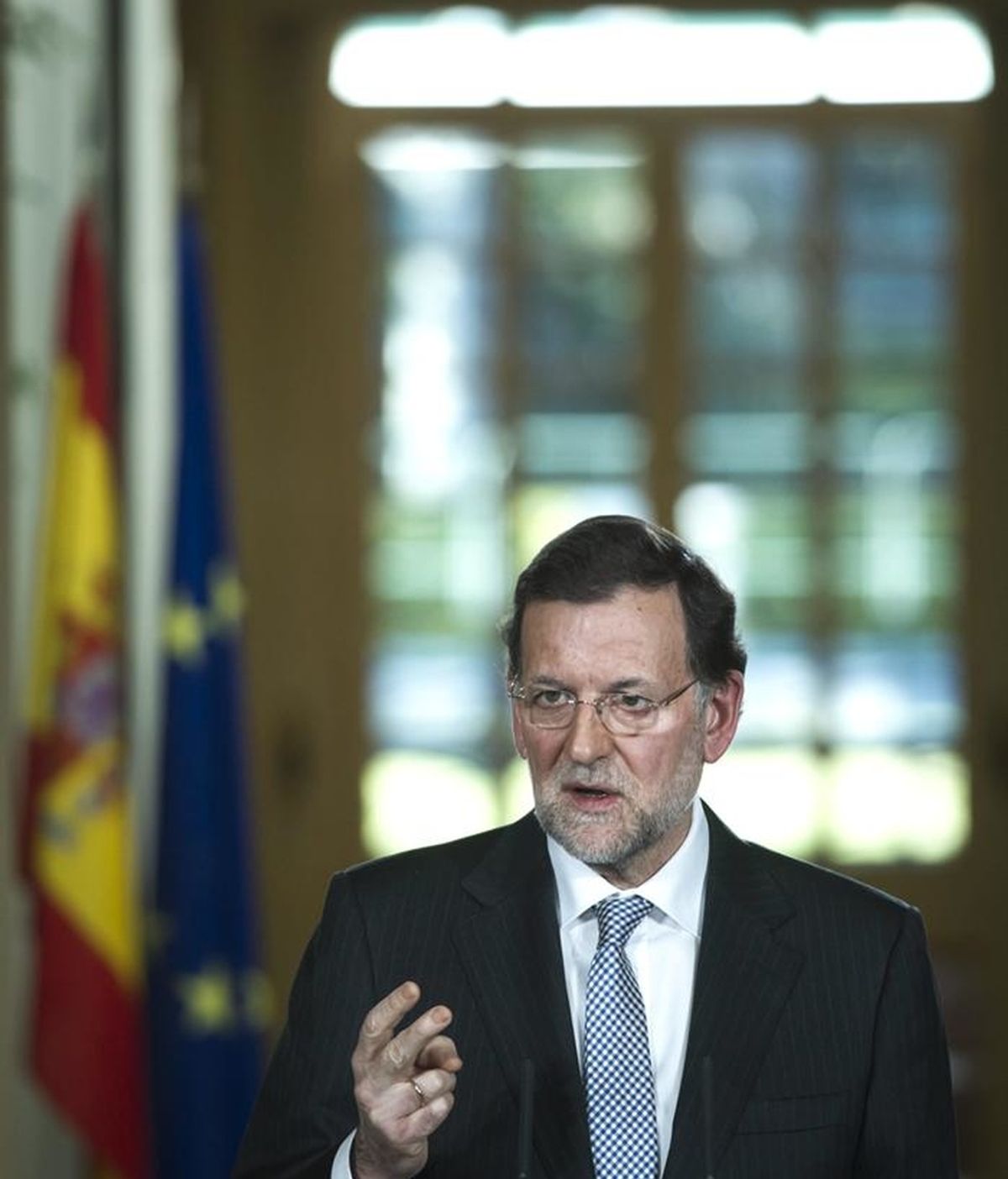 Mariano Rajoy hace resumen de un año de protestas y recortes