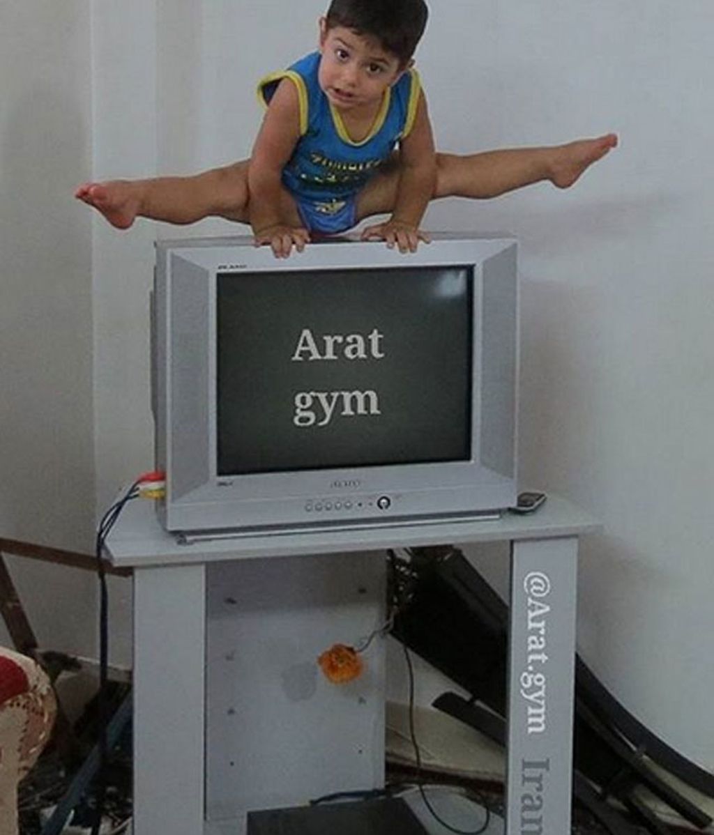 Un gimnasta con mucho futuro