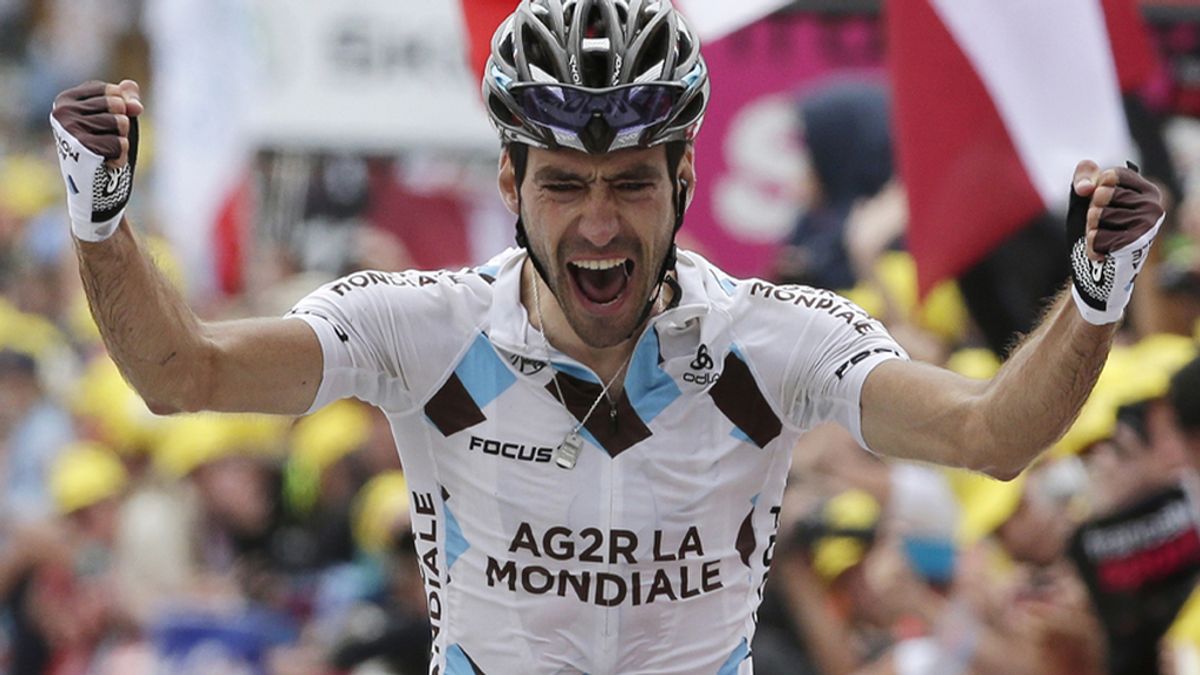 Riblon se impone en Alpe d'Huez y Froome demuestra por fin que es 'humano'