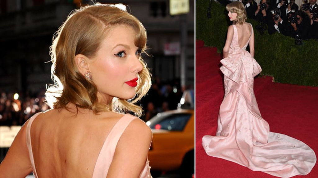 Taylor Swift llevó un Oscar de la Renta