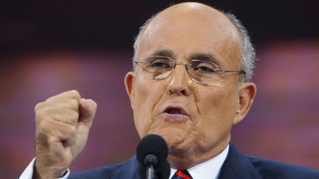 Rudy Giuliani, alcalde de Nueva York