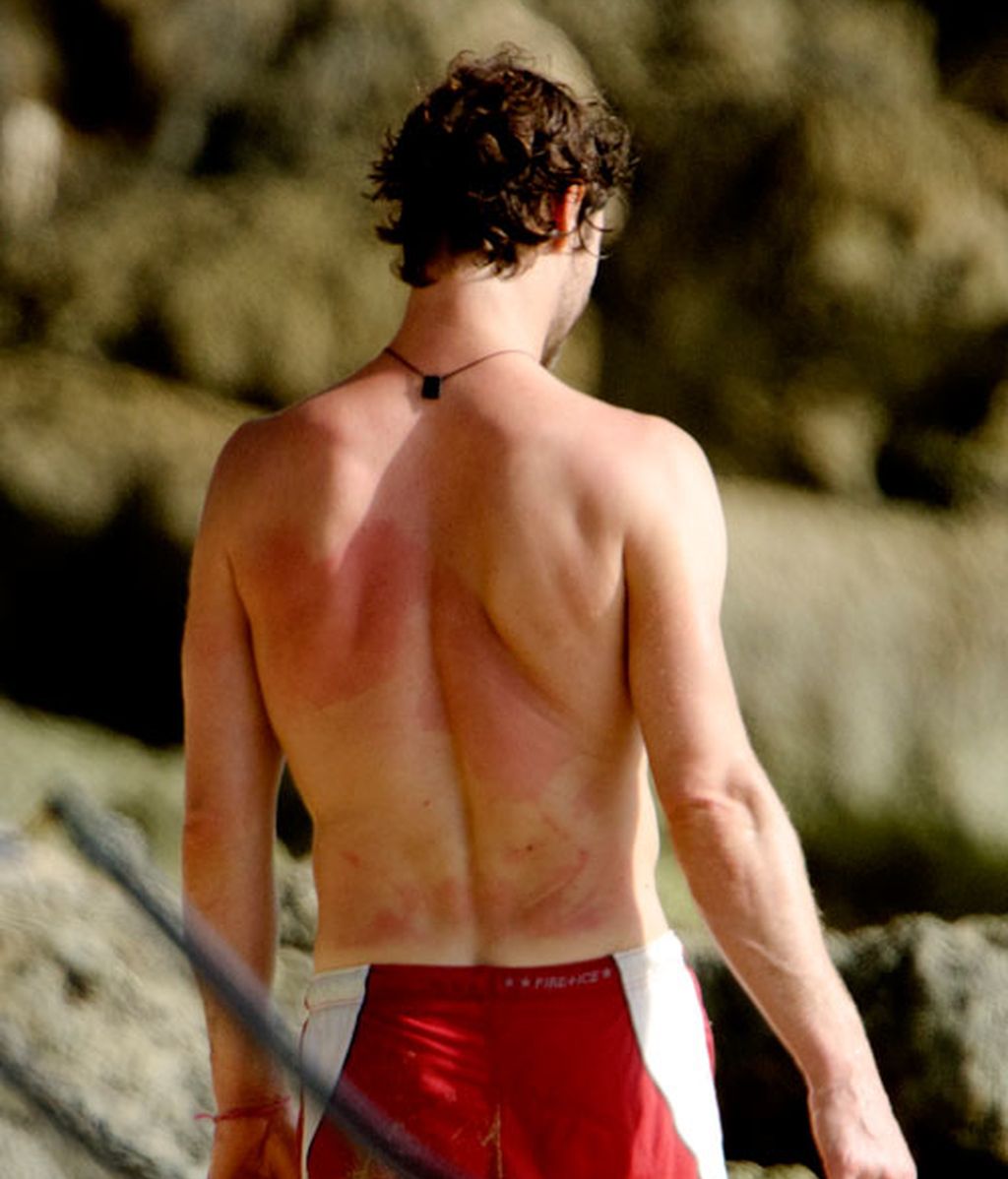 El más macizo de los 'Take That' se divierte como un niño en el mar