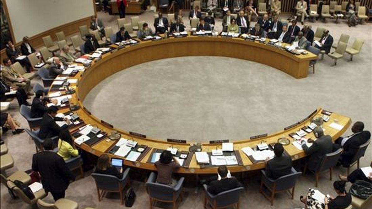 "En la próxima semana esperamos finalizarlo, presentarlo y que se vote", indicaron fuentes diplomáticas. Vista general del Consejo de Seguridad de la ONU. EFE/Archivo