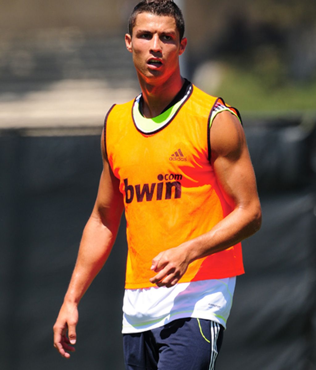 Ronaldo luce músculo en Los Ángeles
