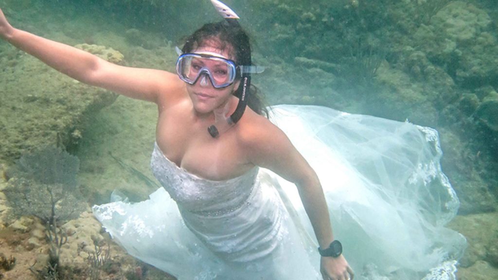 Una boda submarina soñada por los novios