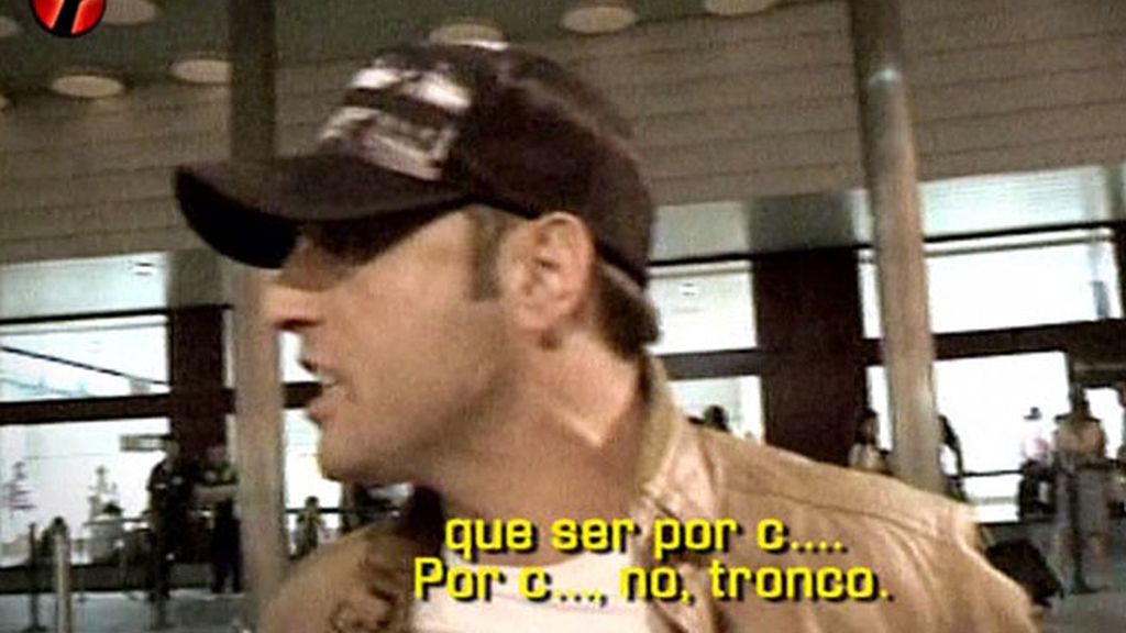 Bustamante se enfada con la prensa