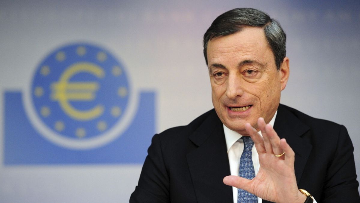 Mario Draghi valora la bajada de del euribor