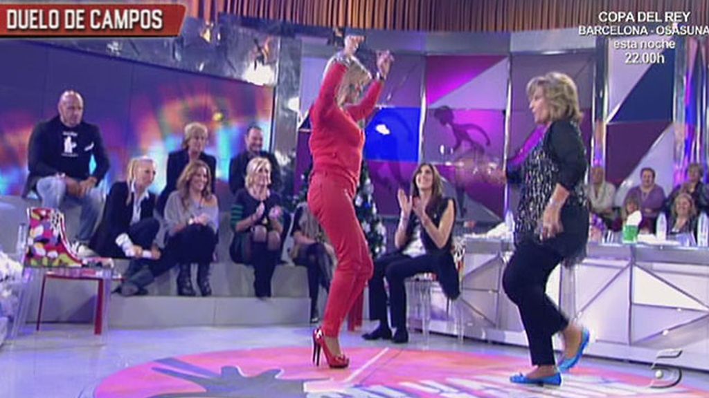 Tras la imitación de Terelu a Teresa, su madre le reta