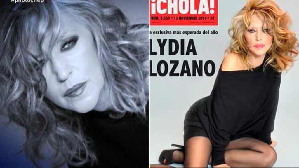 La sesión de fotos de Lydia Lozano: ¿Cómo te gusta más, con o sin Photoshop?