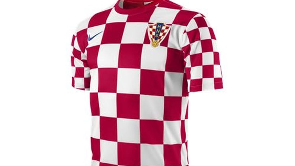 Primera equipación de Croacia