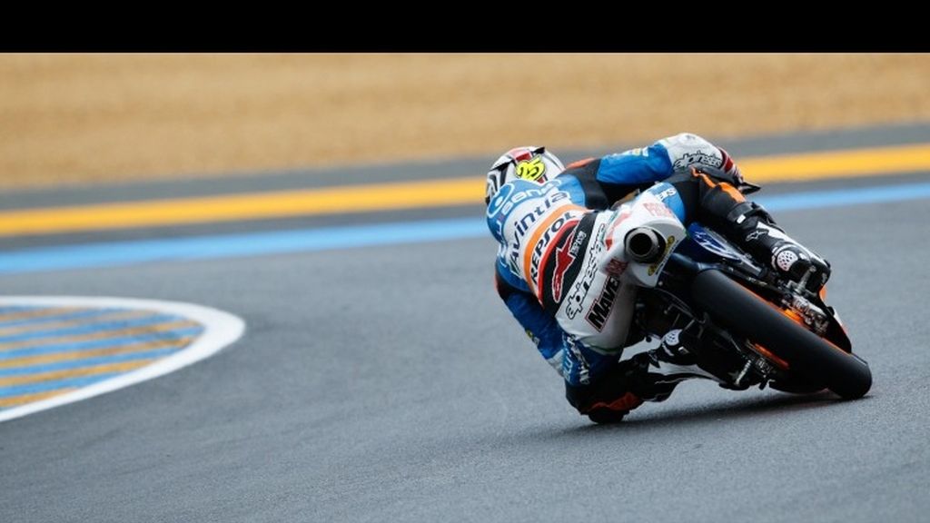 Maverick Viñales, rodando en Le Mans