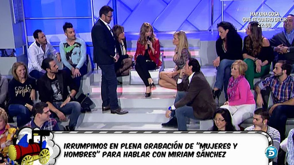 Jorge Javier entrevista a Pipi y Miriam en 'Mujeres y hombres' y propone un polígrafo a Miriam