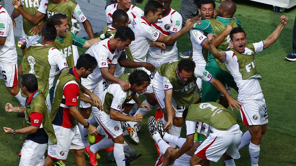La selección de Costa Rica dio la sorpresa en el grupo de la muerte