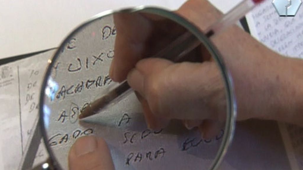 Análisis grafológico del solitario
