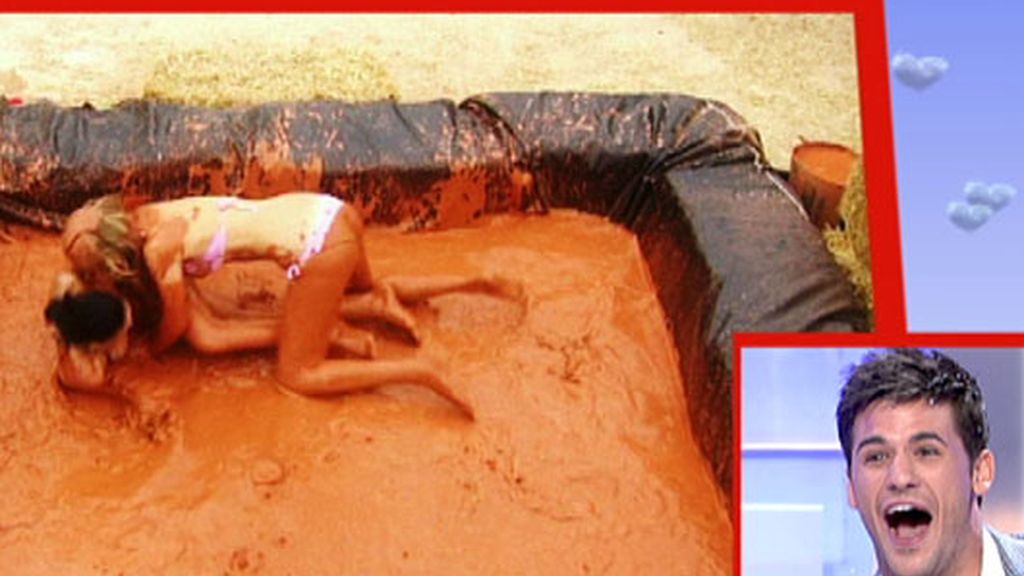 Las pretendientas se lanzan al barro