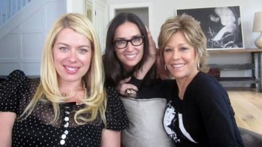 Jane Fonda en el Twitter de Demi Moore