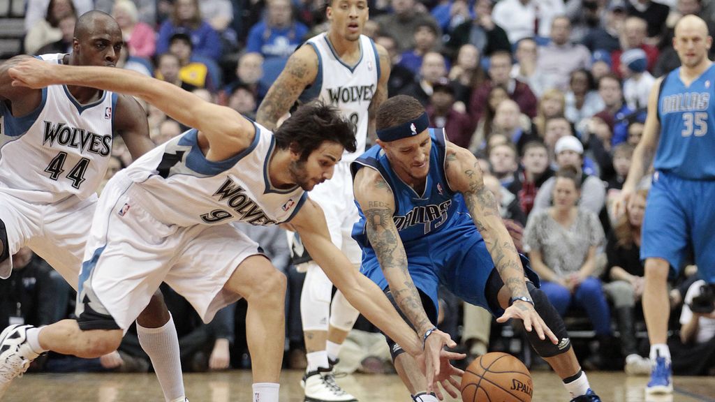 Ricky Rubio, de los Minnesota Timberwolves