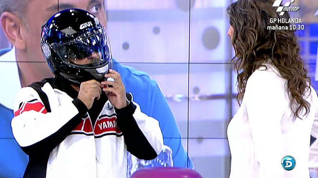 Motorizado y con un objetivo claro: Miguel Temprano viene a por la silla de Chelo