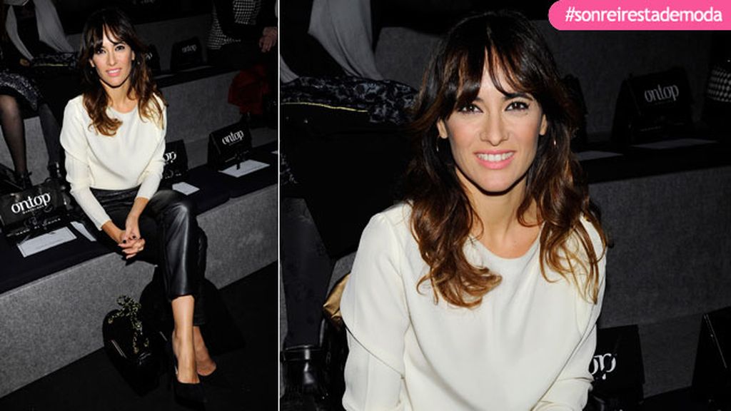 Nieves Álvarez, Elia Galera, Natalia y Soraya en el 'front row' de la Fashion Week