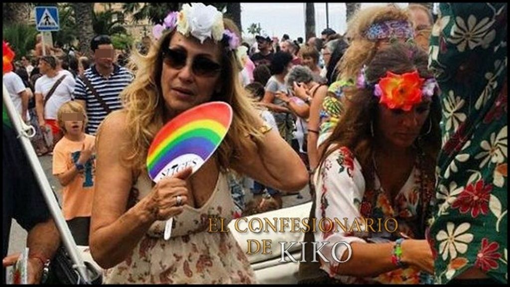 Rosa Benito, en el Gay Pride Sitges 2014