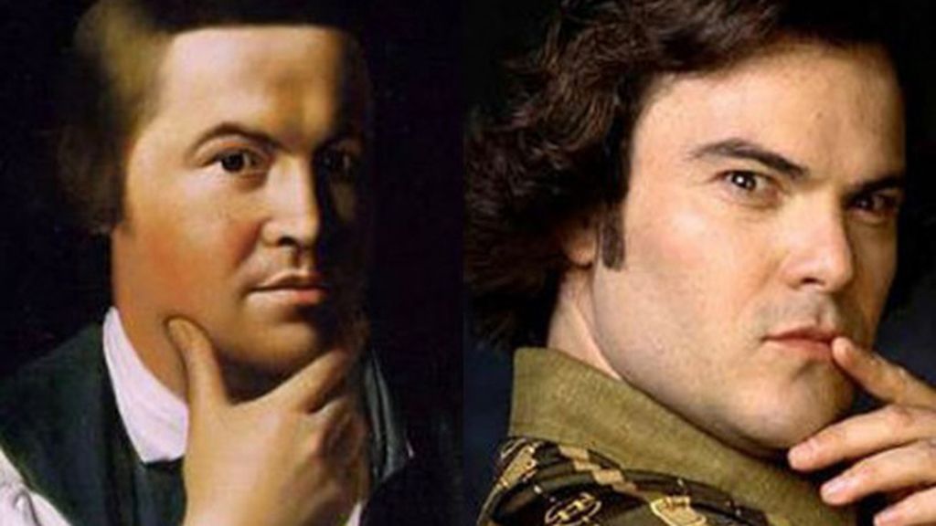 El mensajero de guerra, Paul Revere y Jack Black
