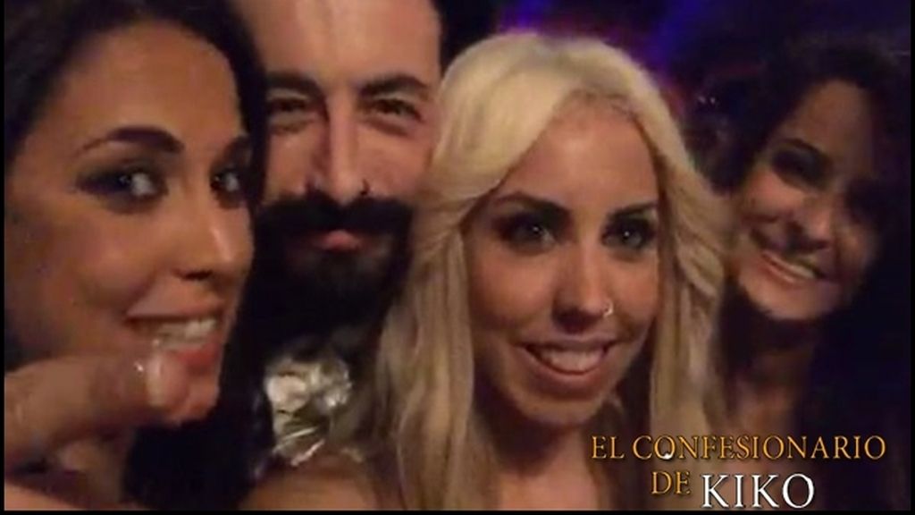 Raquel, Aritz, Amada y Carolina de 'GH 16' en la fiesta de 'Gran Hermano VIP'