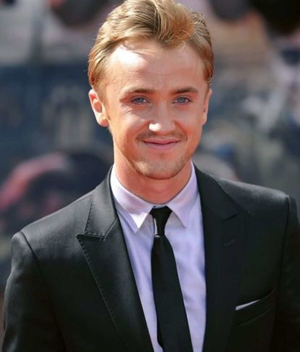 Tom Felton posa para las cámaras