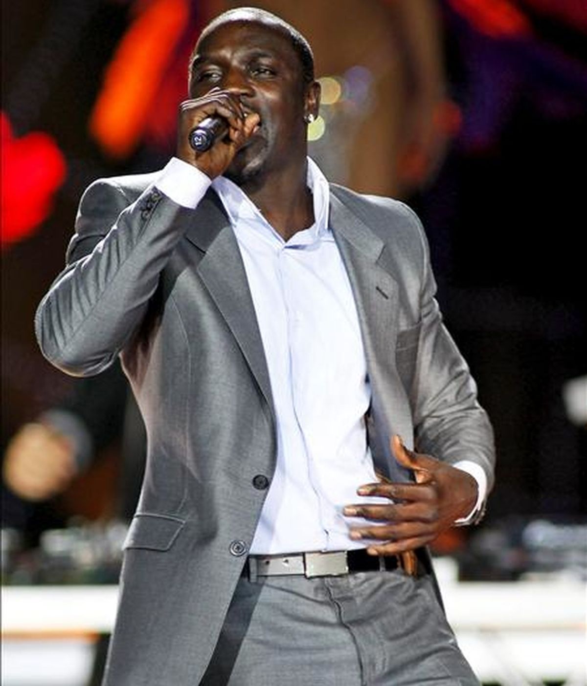 El cantante senegalés Alioune Badara Thiam, más conocido como Akon, nacionalizado estadounidense, ha sido nombrado embajador itinerante de Senegal. EFE/Archivo