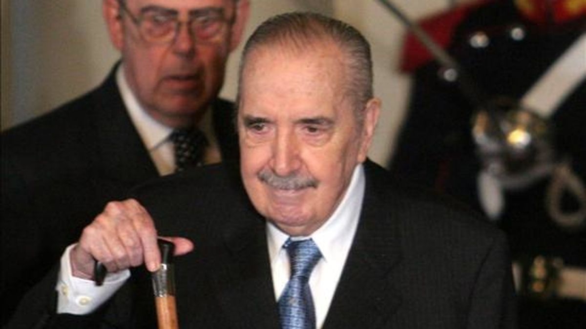 Alfonsín, que gobernó entre 1983 y 1989, con lo que fue el primer mandatario democrático argentino tras la última dictadura militar (1976-1983), cumplió 82 años el 12 de marzo pasado. EFE/Archivo