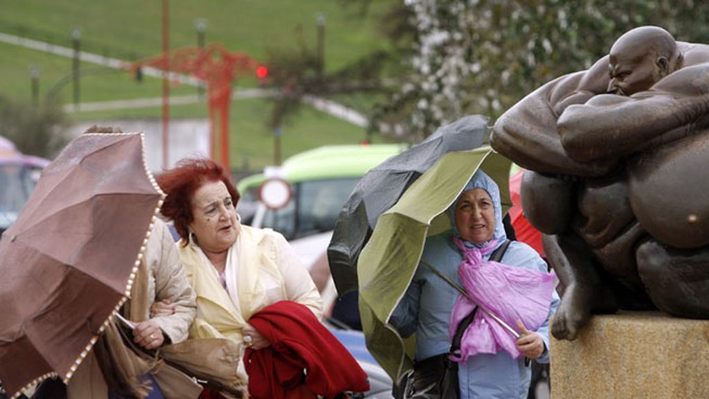 Lluvias y viento en A Coruña
