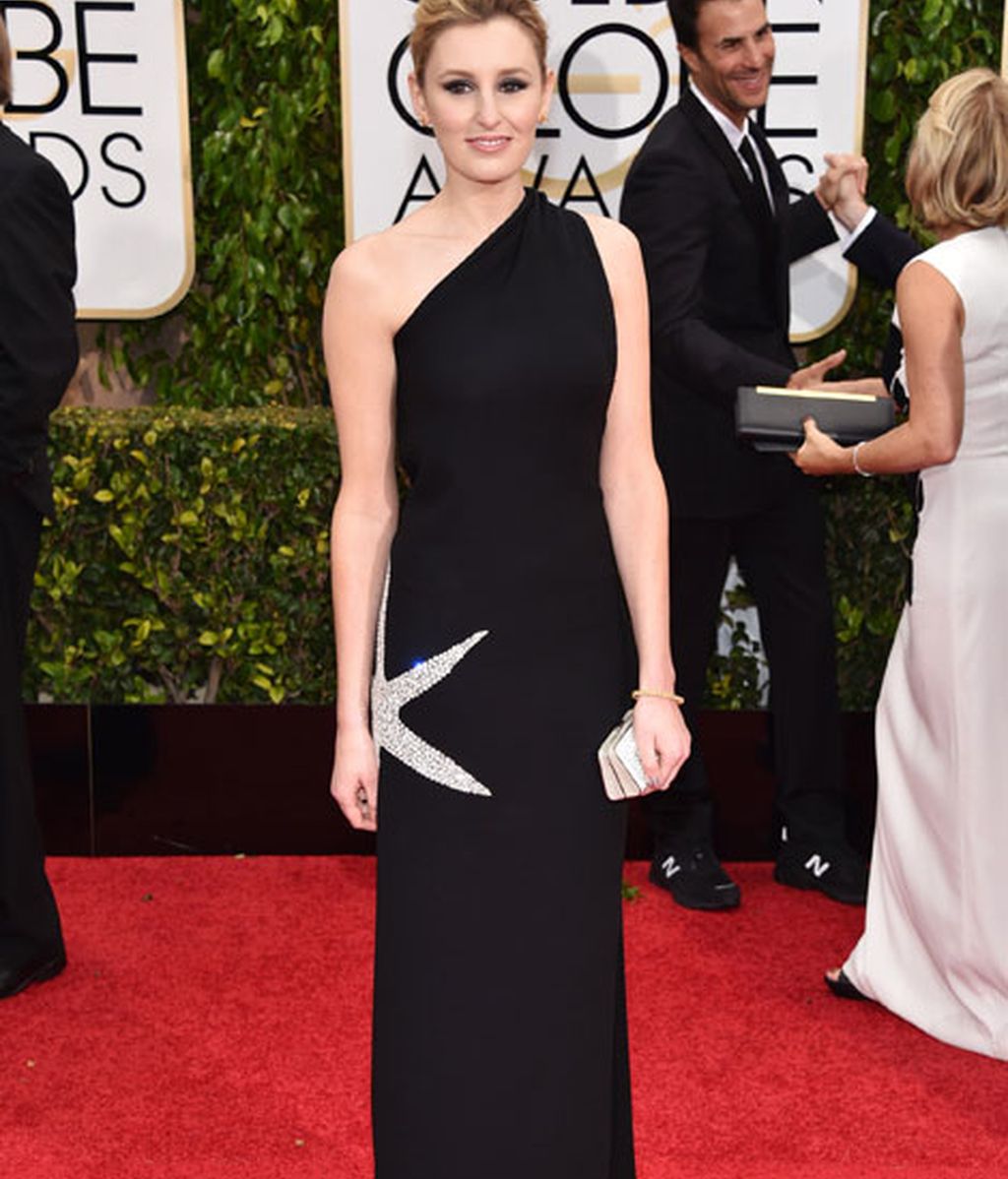Las actrices arriesgan poco en la alfombra roja de los Globos de Oro