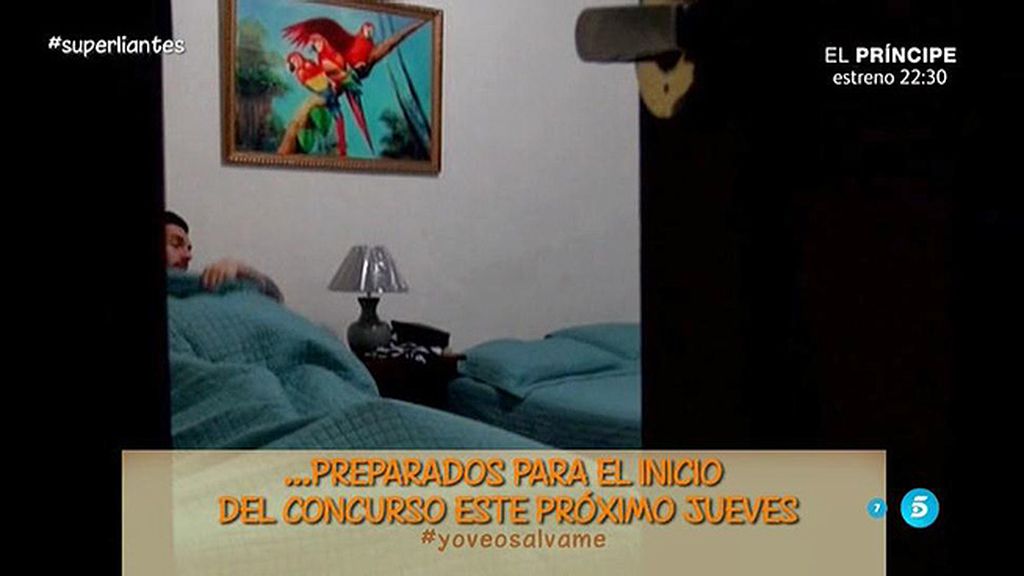 Imágenes de su llegada y de su primera noche juntos