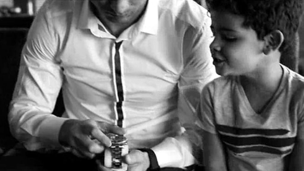 El Cristiano más tierno con su Junior