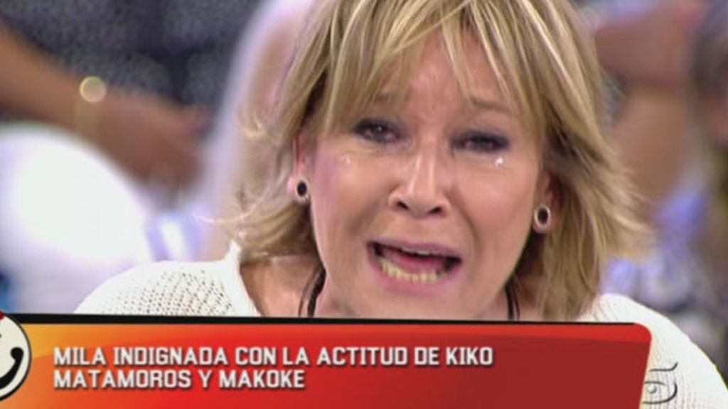 Mila, destrozada