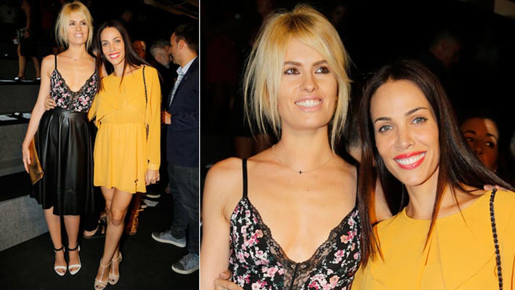 Adriana y Nerea en el desfile de Amaya Arzuaga