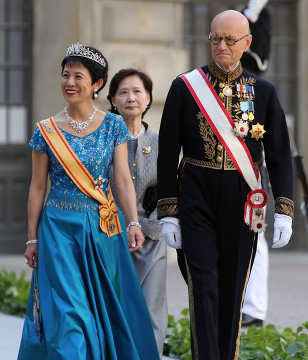 La princesa Hisako Takamado y el príncipe de Japón