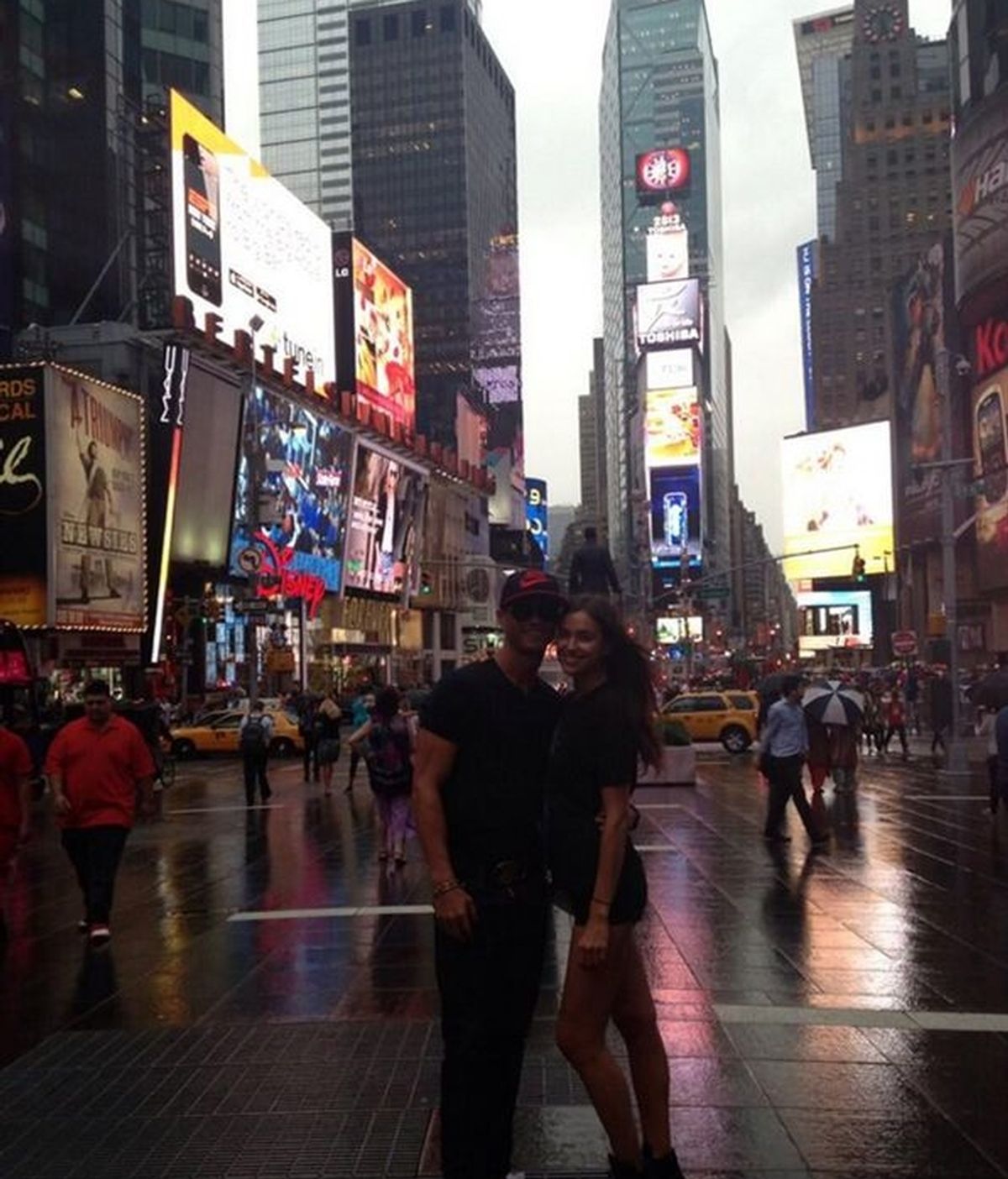 Cristiano Ronaldo y su novia Irina Shayk en Nueva York