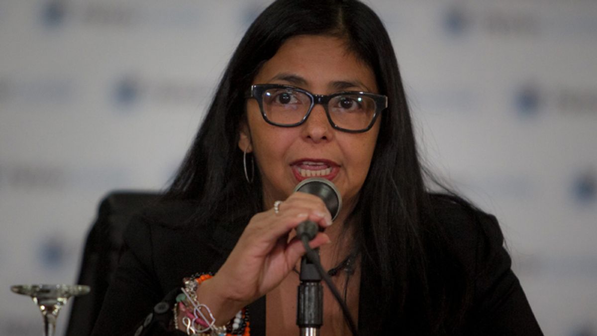 Delcy Rodriguez, ministra de Relaciones Exteriores de Venezuela